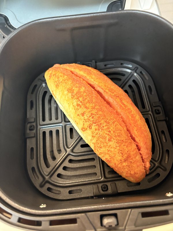 COSORIで温め直した明太フランスパン